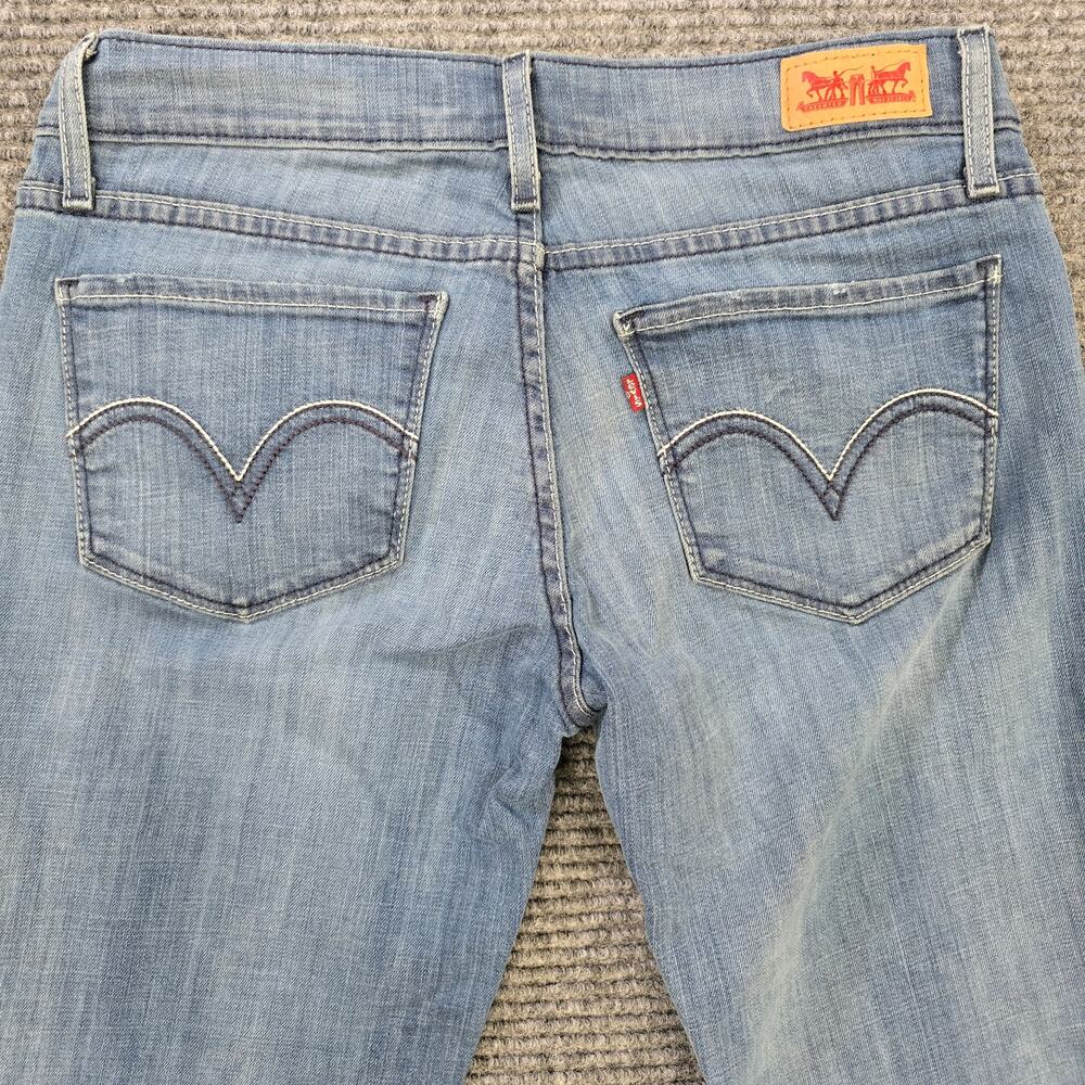 Levi's 524 Low Rise Bootcut Jeans Womens 27x32 Medium Wash Stretch - Picture 5 of 9
